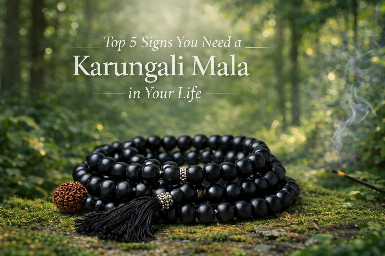 Top 5 Signs You Need a Karungali Mala in Your Life