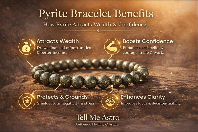 Pyrite Bracelet Benefits: How Pyrite Attracts Wealth & Confidence