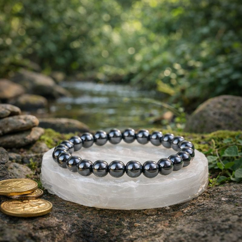Karz Mukti Bracelet with FREE Raw Selenite Plate