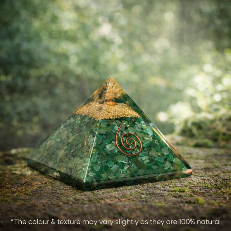 Green Jade Pyramid – Orgonite Mercury (Budh) Energy Pyramid