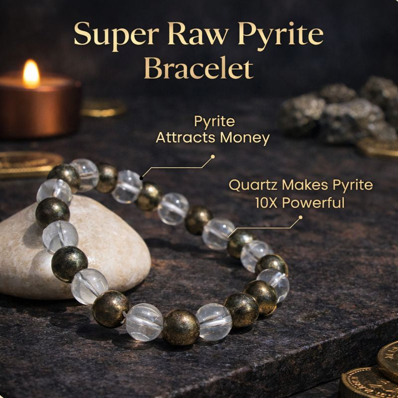 Super Raw Pyrite Bracelet