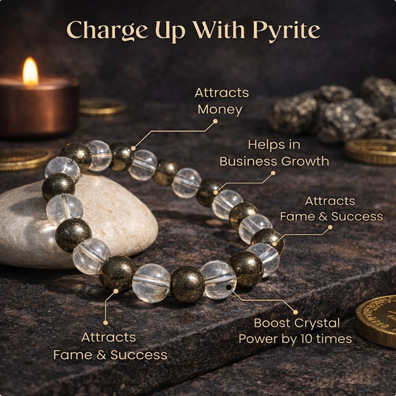 Super Raw Pyrite Bracelet