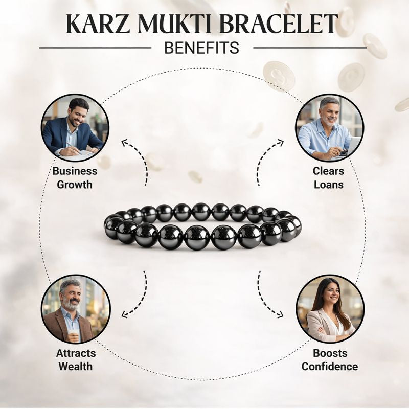 Karz Mukti Bracelet (With Original Silver Hematite)