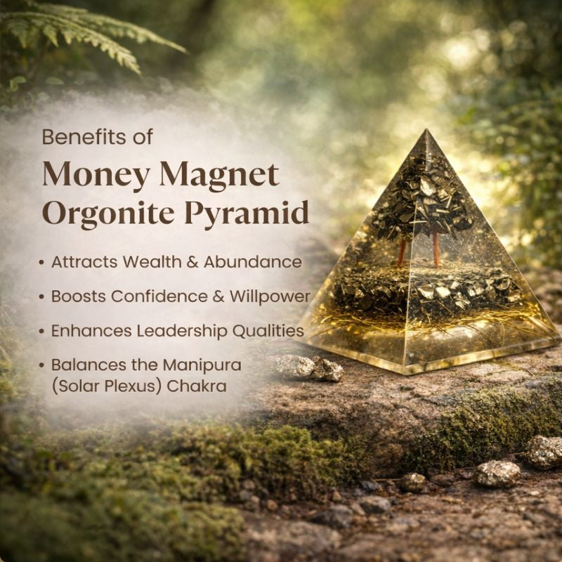 Pyrite Money Magnet Pyramid