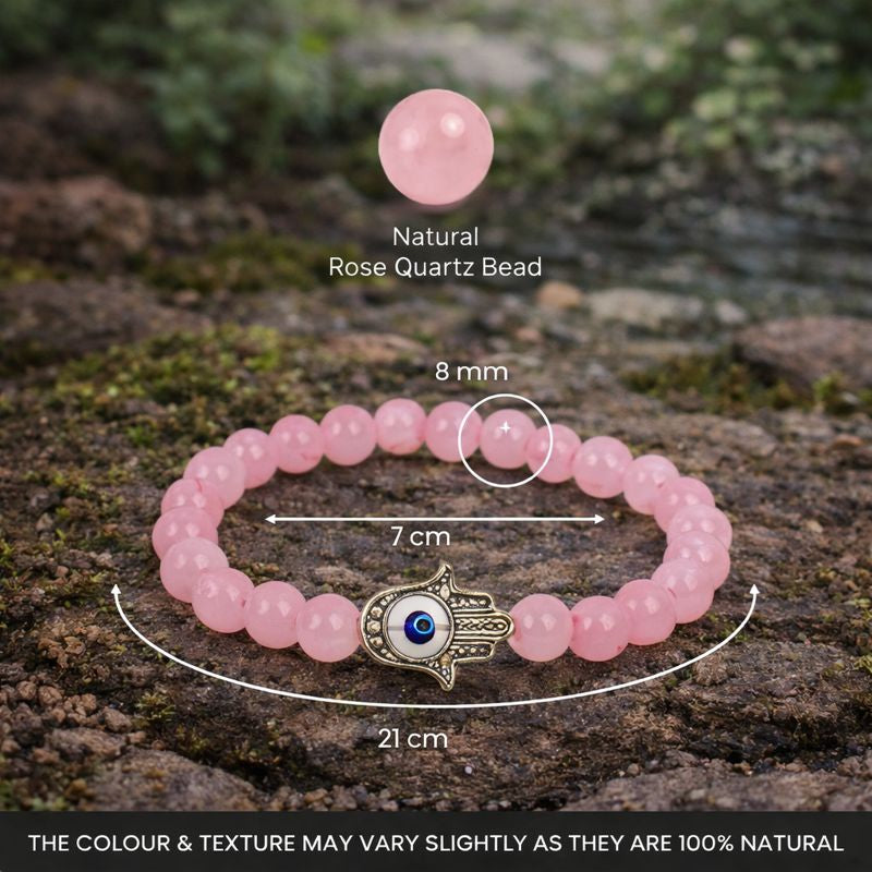 Love Attraction with Evil Eye Hamsa Bracelet