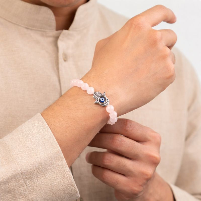 Love Attraction with Evil Eye Hamsa Bracelet