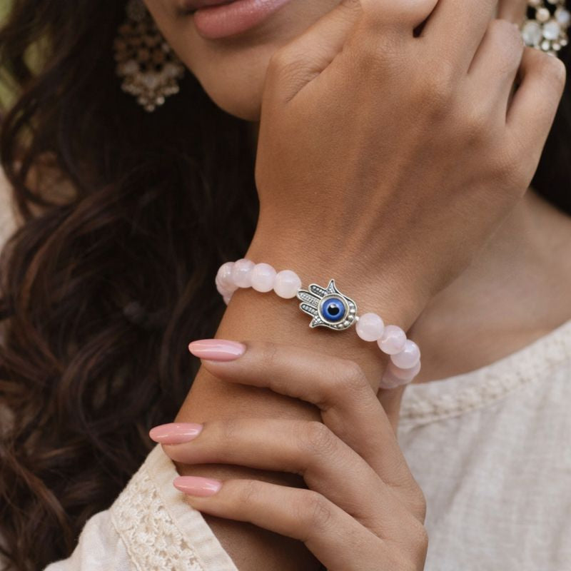 Love Attraction with Evil Eye Hamsa Bracelet