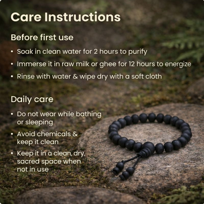 Karungali Malai Bracelet 8mm ( Govt. Certified)