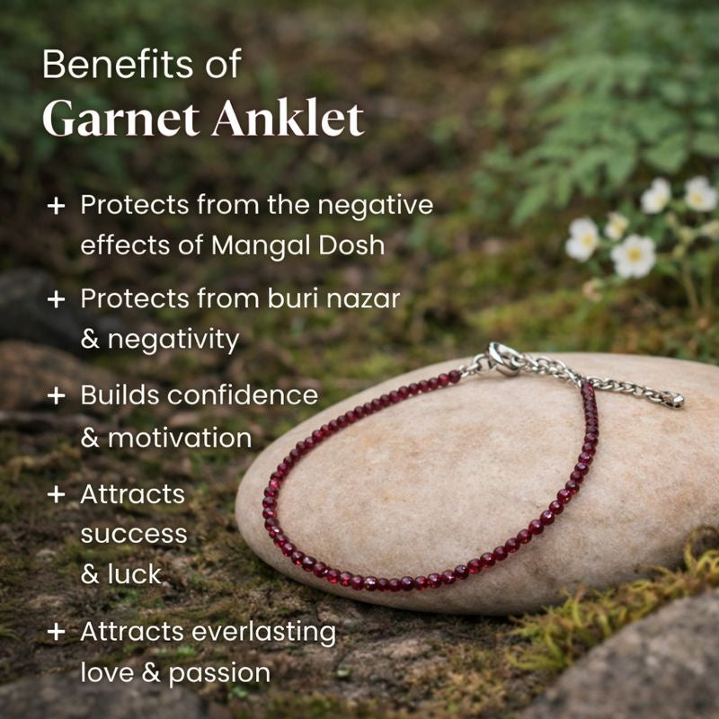 Garnet Anklet