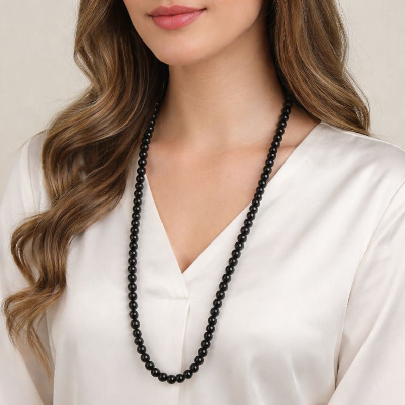 Black Obsidian Mala