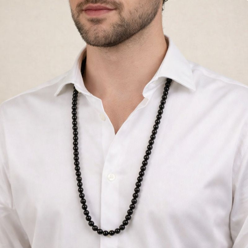 Black Obsidian Mala