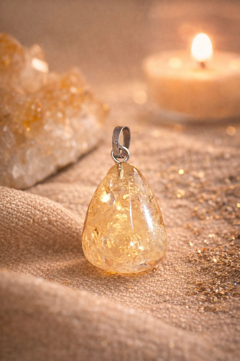 Citrine Pendant for Success and Prosperity
