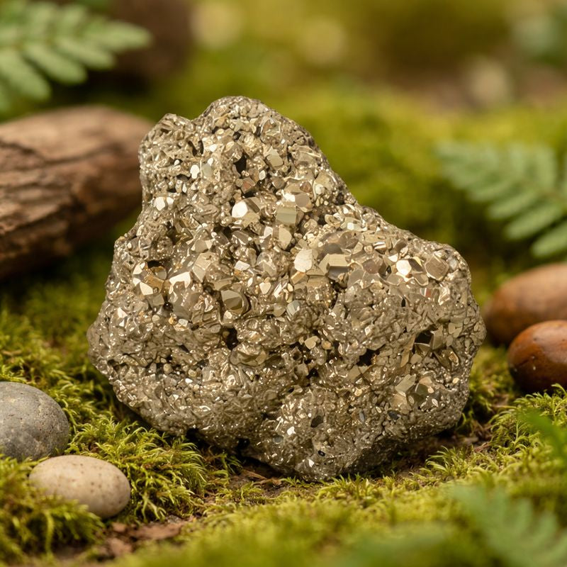 Raw Pyrite Pendant