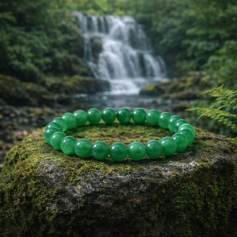 GREEN Aventurine Bracelet for Good luck, Career Opportunities, Growth