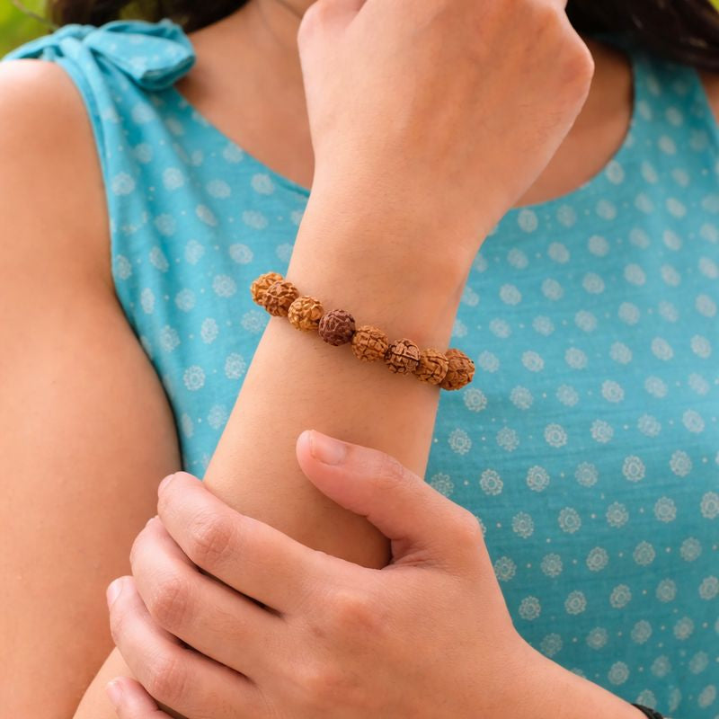 5 Mukhi Rudraksha Bracelet