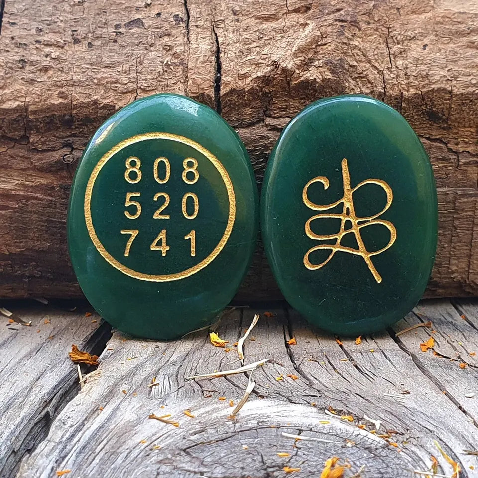 Green Jade Zibu Coin