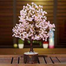 Rose Quartz Crystal Tree