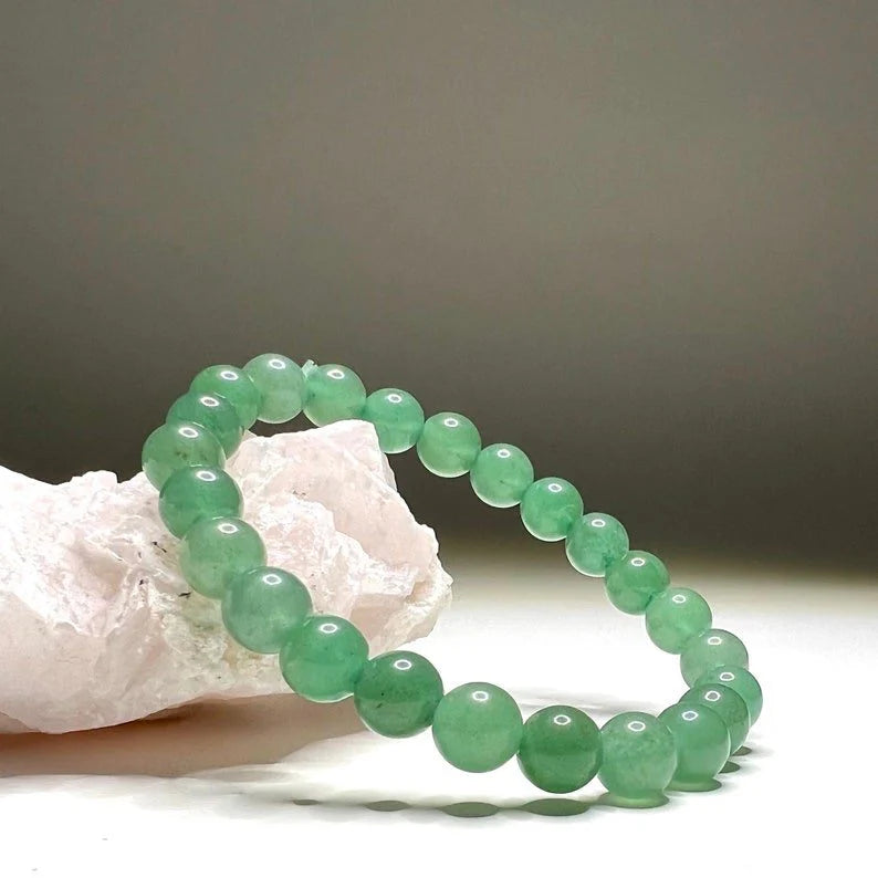 Luck and Harmony Green Jade Bracelet