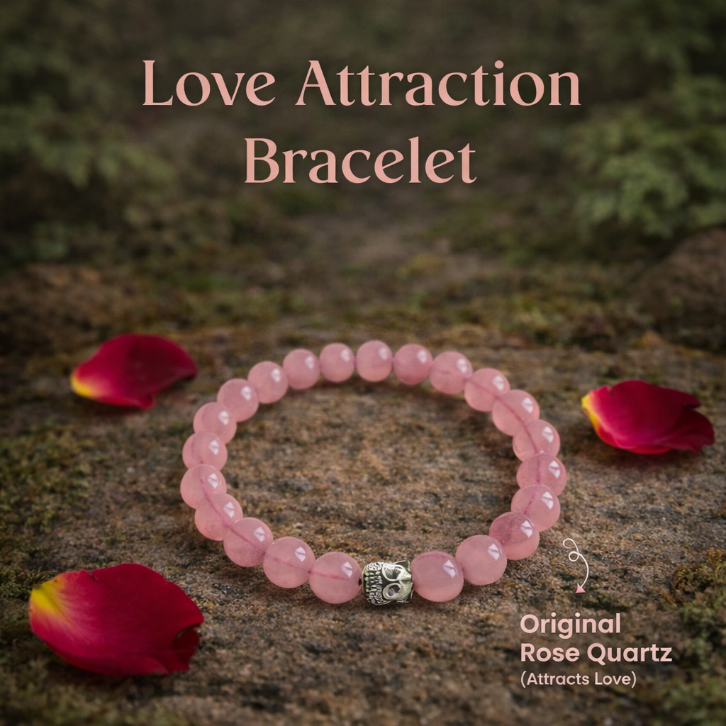 Love Attraction Bracelet (Original Rose Quartz)