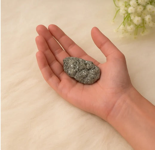 Lakshmi Yantra Pyramid with FREE Raw Pyrite Stone