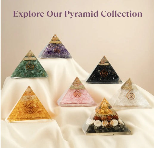 Amethyst Pyramid – Orgonite Energy Healing Pyramid